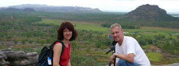 Doris & Marcel Fischer in the Outback