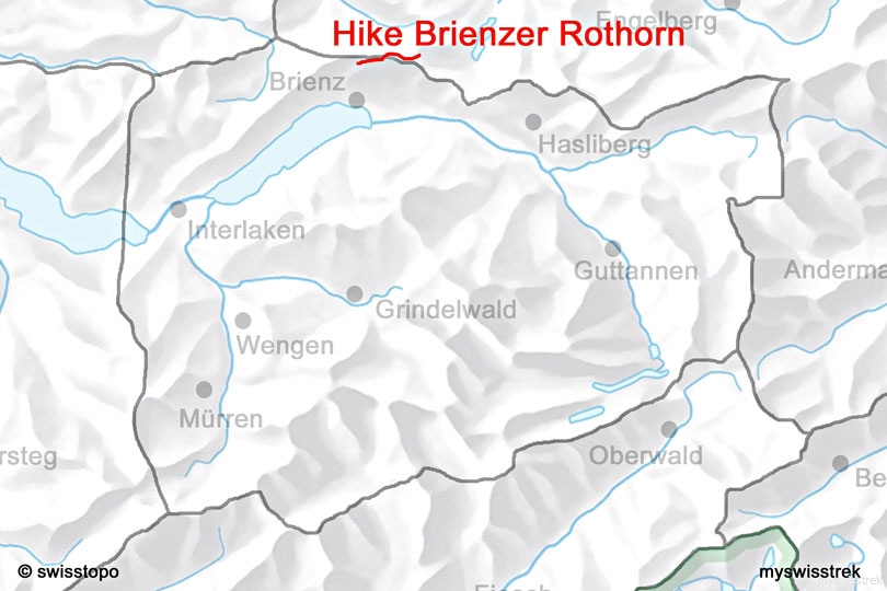 Hike Brienzer Rothorn Wandern bei Brienz myswisstrek