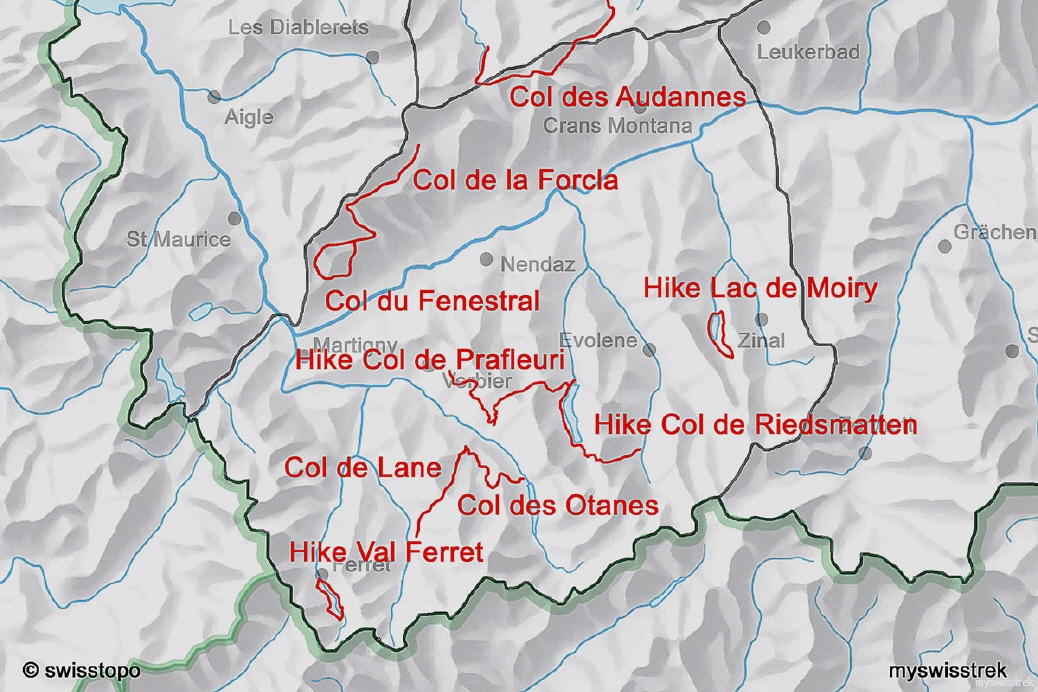Wandern & Bergtouren im Wallis