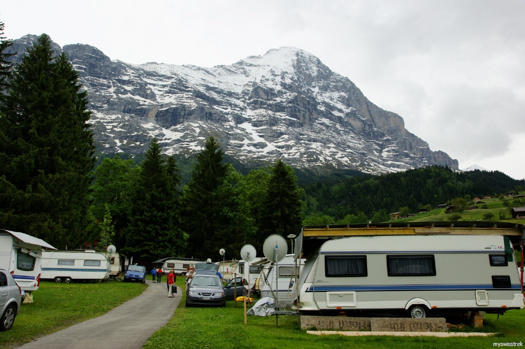 Eigernordwand - Camping bei Grindelwald