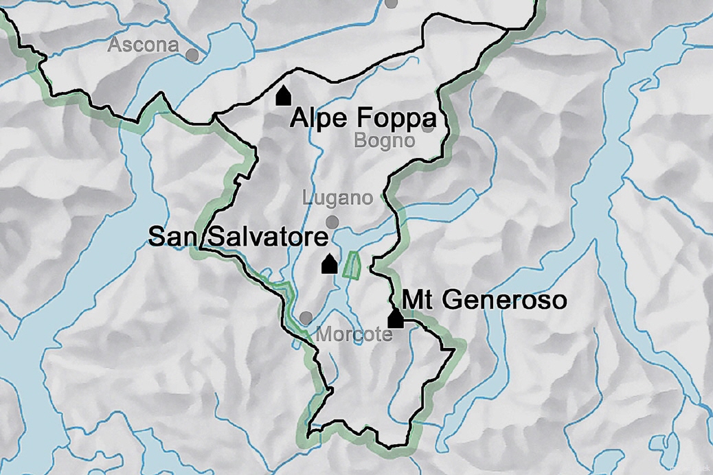 Lugano - Berghütten