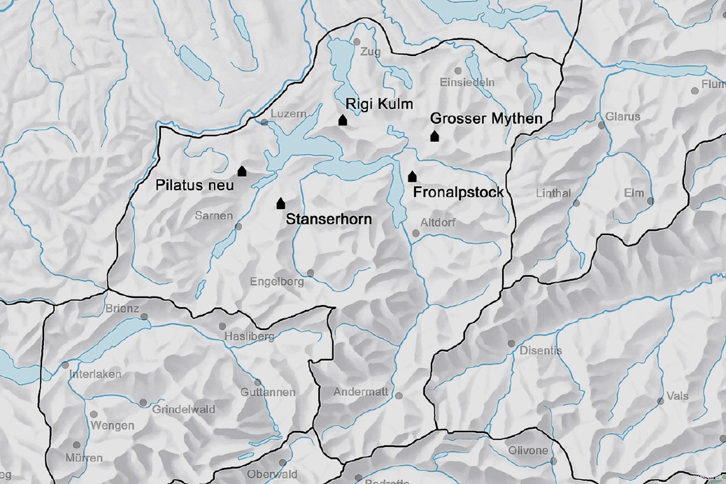 Zentralschweiz - Berghütten