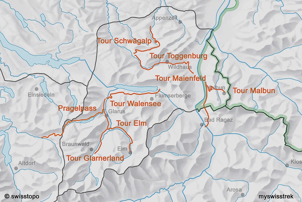 Lage Wohnmobil Touren Ostschweiz