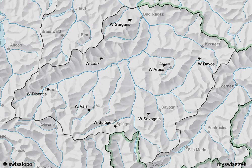 Karte-Webcams-Graubünden