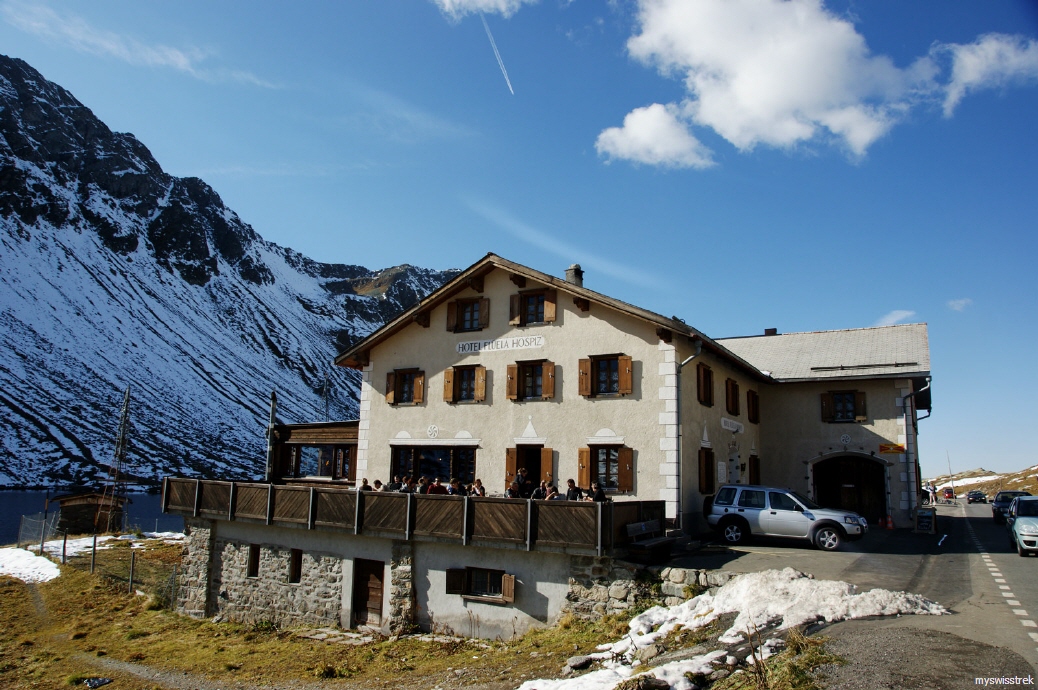 Flüela Hospiz - Berghütte bei Zernez
