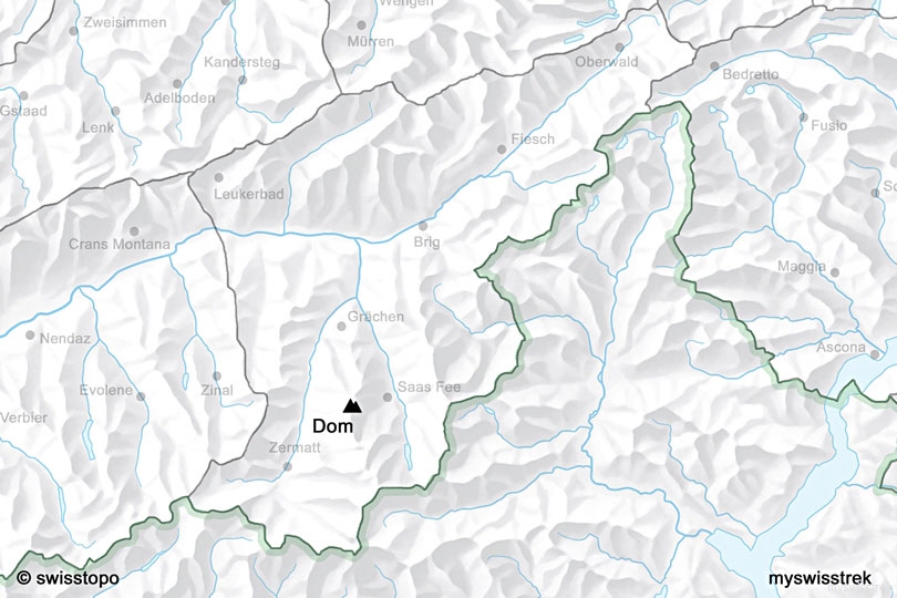 Dom - Berg und Gipfel bei Grächen - myswisstrek