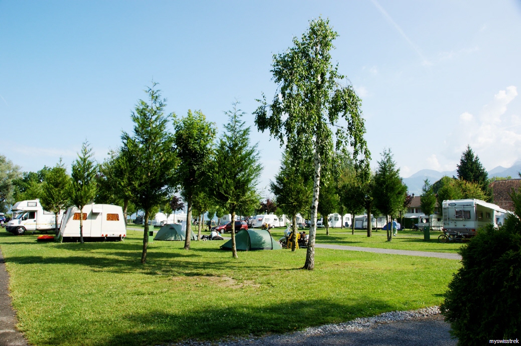 Les Grangettes - Camping bei Montreux