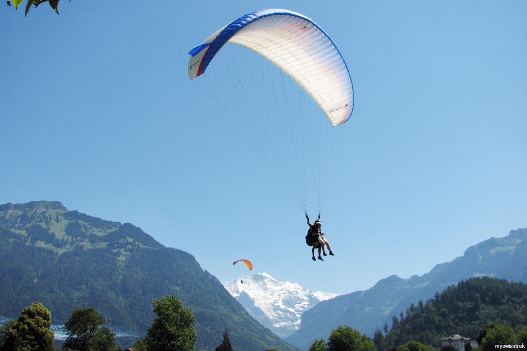 Paragliding Jungfrau - Erlebnis & Fun bei Mürren