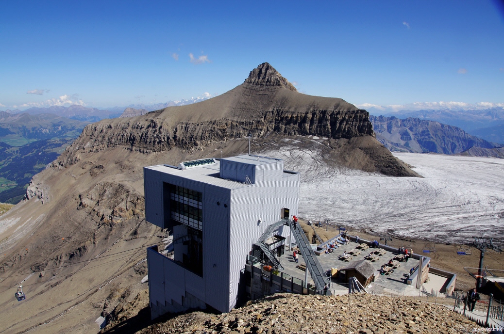 Botta Glacier3000 - Berghütte bei Les Diablerets