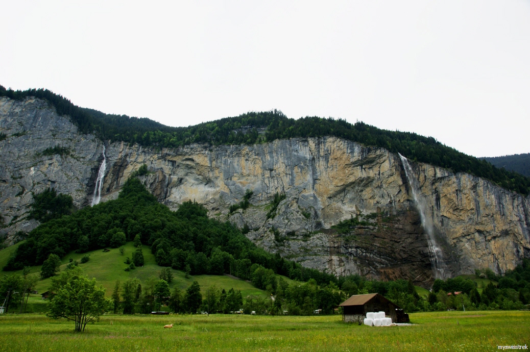 Velo Lauterbrunnental - Velotour bei Mürren