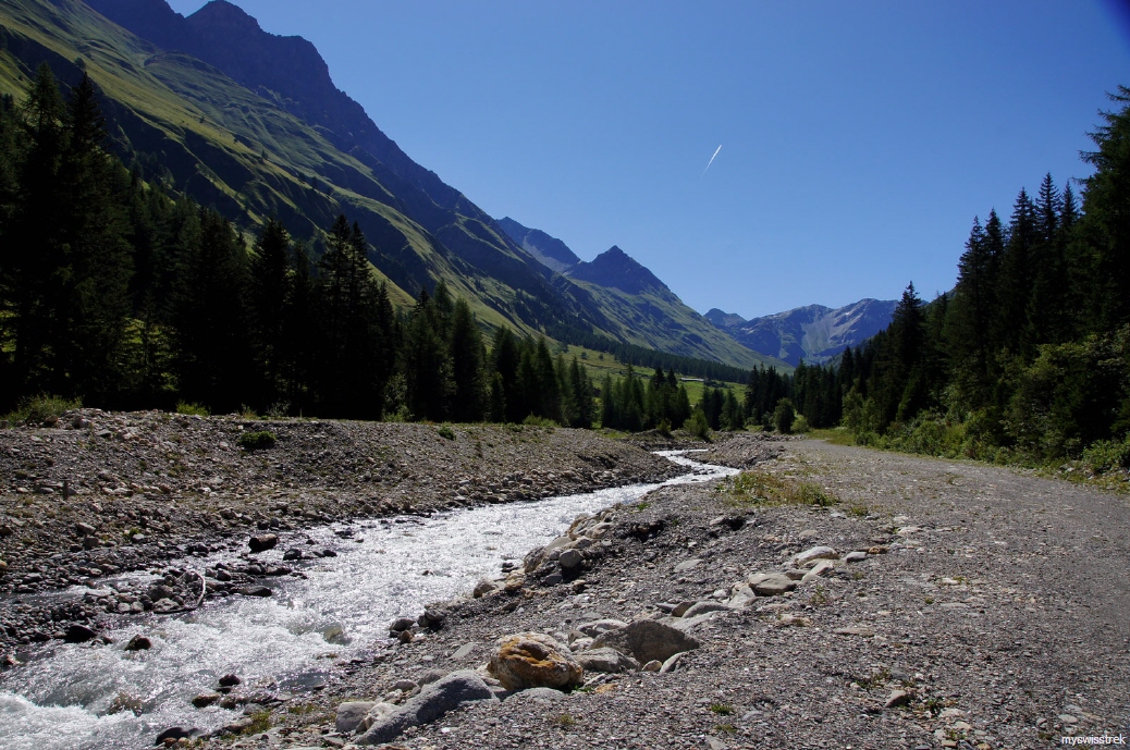 Wandern Val Ferret - bei Ferret