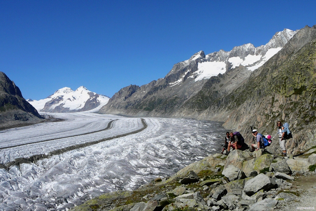 Aletschgletscher - Bergtour bei Fiesch
