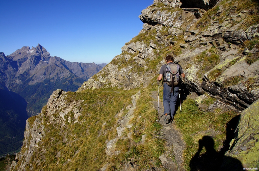 Wandern Sentiero alpino Calanca - bei Bellinzona