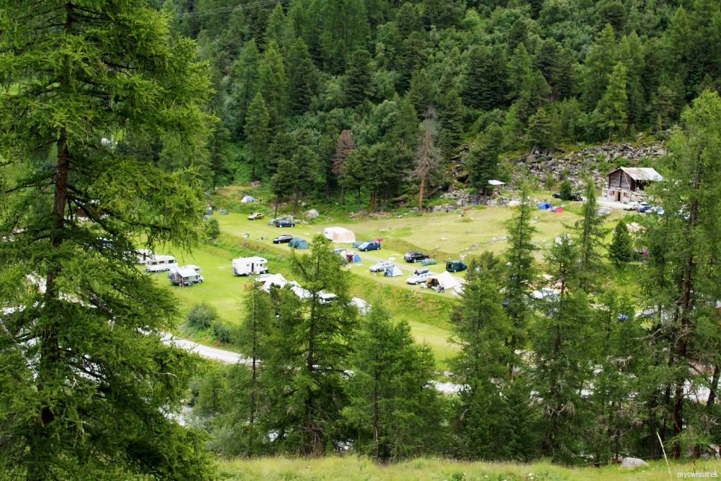 Petit Praz - Camping bei Evolene