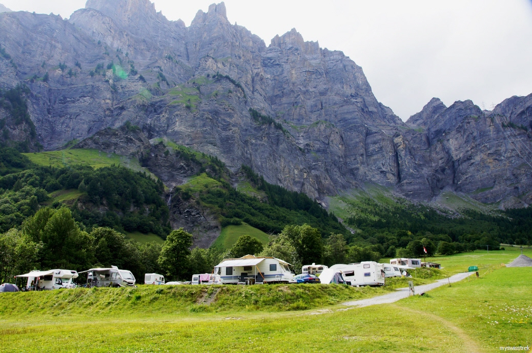 Sportarena - Camping bei Leukerbad