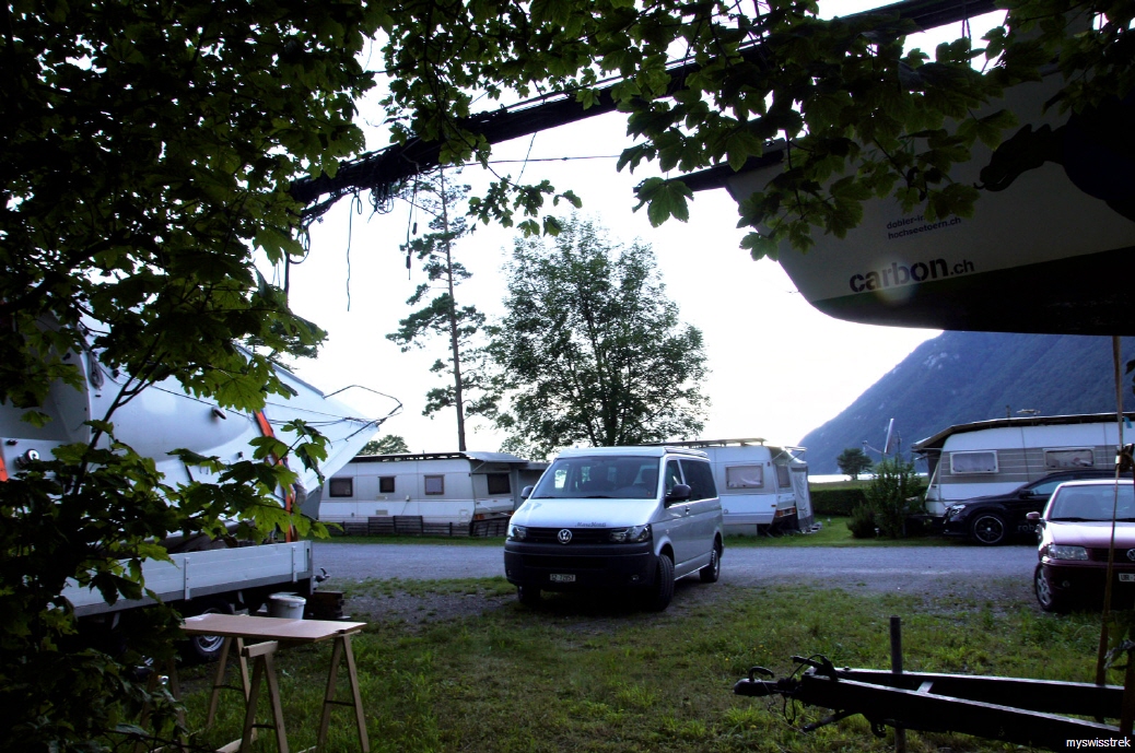 Hopfreben - Camping bei Zug