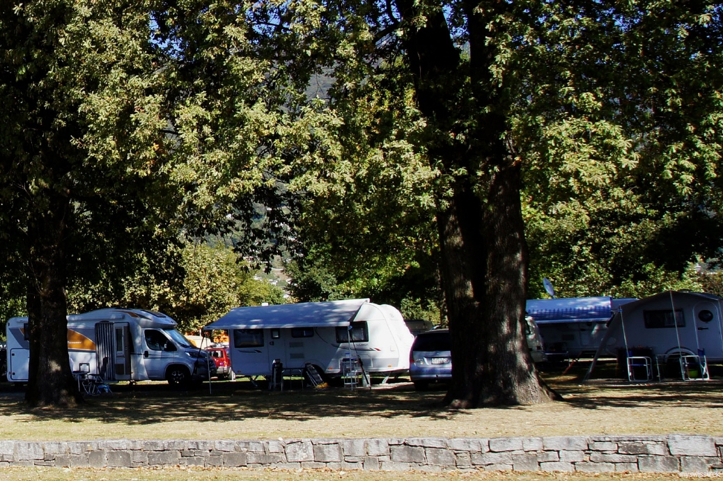 Tresiana - Campingplatz bei Lugano